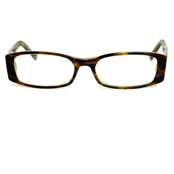 Yves Saint Laurent YSL 6180 AIC 135 Eyeglasses Brown Full Rim H18360 - Picture 1 of 7